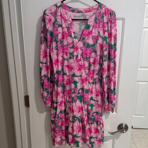 Lilly Pulitzer cotton long sleeve dress